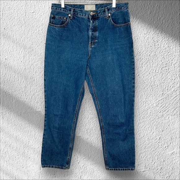 Everlane 90’s Cheeky Jeans Organic Cotton‎ Blue Straight Jeans Size 31 Classic - Picture 1 of 13